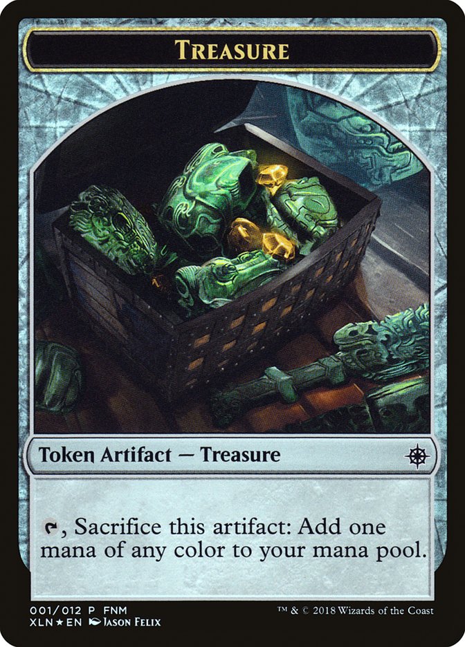 Merfolk // Treasure Double-Sided Token [Friday Night Magic 2018] - Magic: The Gathering - Card Brawlers | Quebec | Canada |
