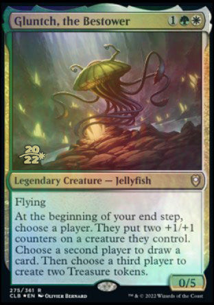 Gluntch, the Bestower [Commander Legends: Battle for Baldur's Gate Prerelease Promos] - Magic: The Gathering - Card Brawlers | Quebec | Canada |
