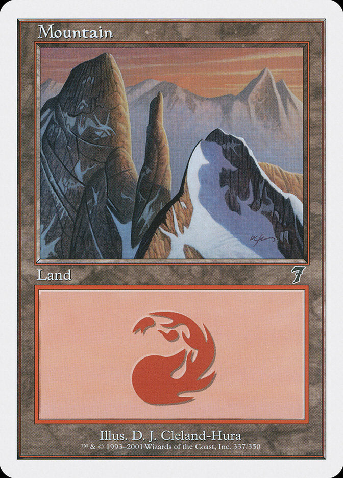 Mountain (337) [Seventh Edition] - Magic: The Gathering - Card Brawlers | Quebec | Canada |