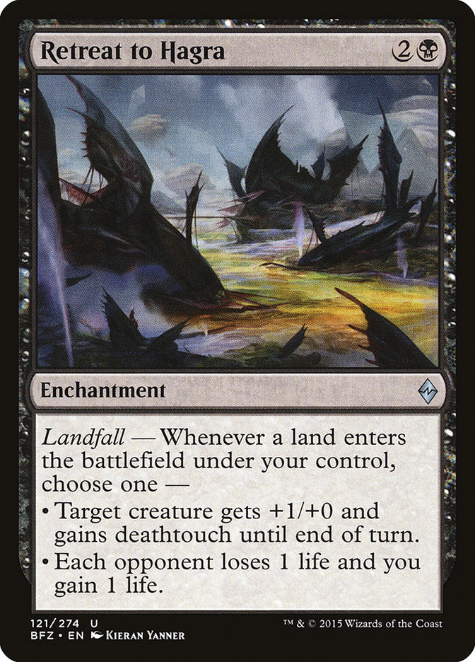 Retreat to Hagra [Battle for Zendikar] - Magic: The Gathering - Card Brawlers | Quebec | Canada |