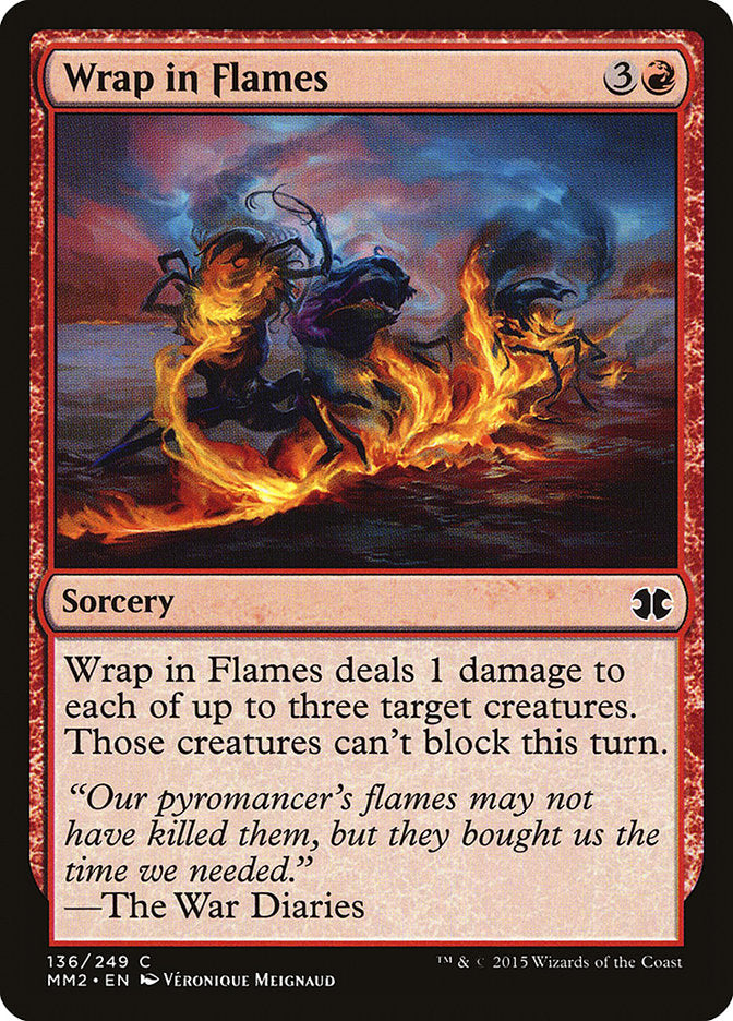 Wrap in Flames [Modern Masters 2015] - Magic: The Gathering - Card Brawlers | Quebec | Canada |