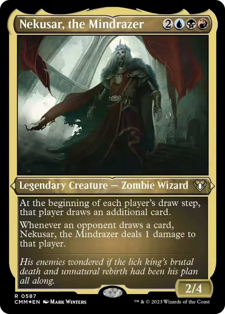 Nekusar, the Mindrazer (Foil Etched) [Commander Masters] - Magic: The Gathering - Card Brawlers | Quebec | Canada |