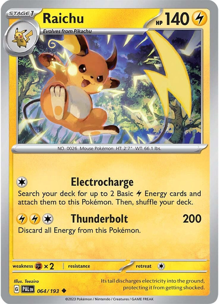 Raichu (064/193) [Écarlate et Violet : Paldea Evolved] 