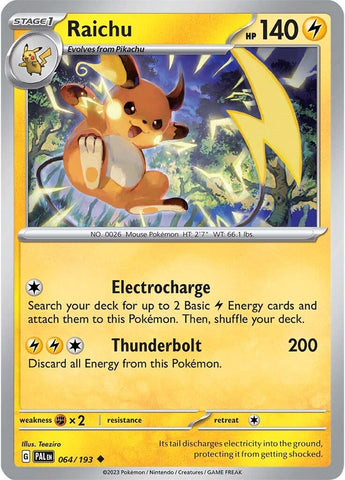 Raichu (064/193) [Écarlate et Violet : Paldea Evolved] 