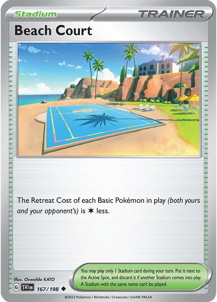 Beach Court (167/198) [Scarlet & Violet: Base Set] - Pokémon - Card Brawlers | Quebec | Canada |