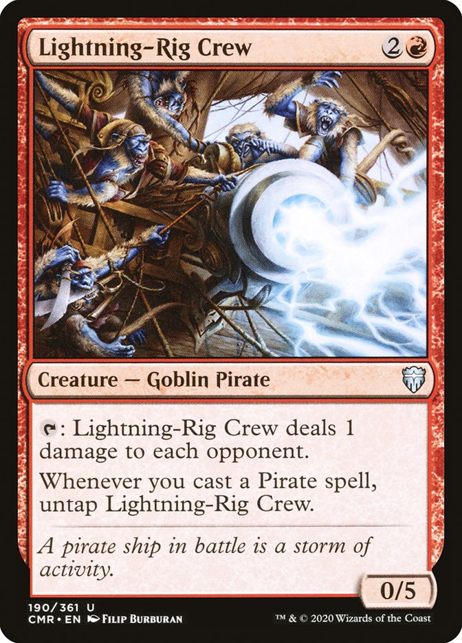 Lightning-Rig Crew [Commander Legends] - Magic: The Gathering - Card Brawlers | Quebec | Canada |