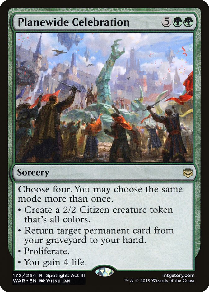 Planewide Celebration [War of the Spark] - Magic: The Gathering - Card Brawlers | Quebec | Canada |