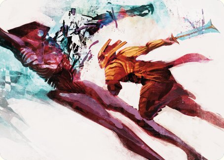 Hexgold Slash Art Card [Phyrexia: All Will Be One Art Series] - Magic: The Gathering - Card Brawlers | Quebec | Canada |