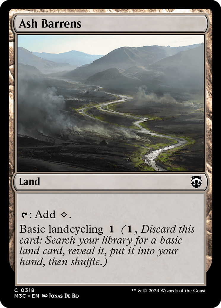 Ash Barrens (Ripple Foil) [Modern Horizons 3 Commander] - Magic: The Gathering - Card Brawlers | Quebec | Canada |