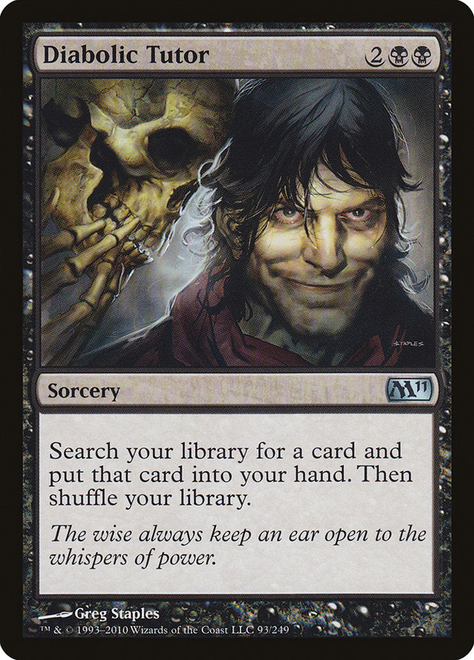 Diabolic Tutor [Magic 2011] - Magic: The Gathering - Card Brawlers | Quebec | Canada |