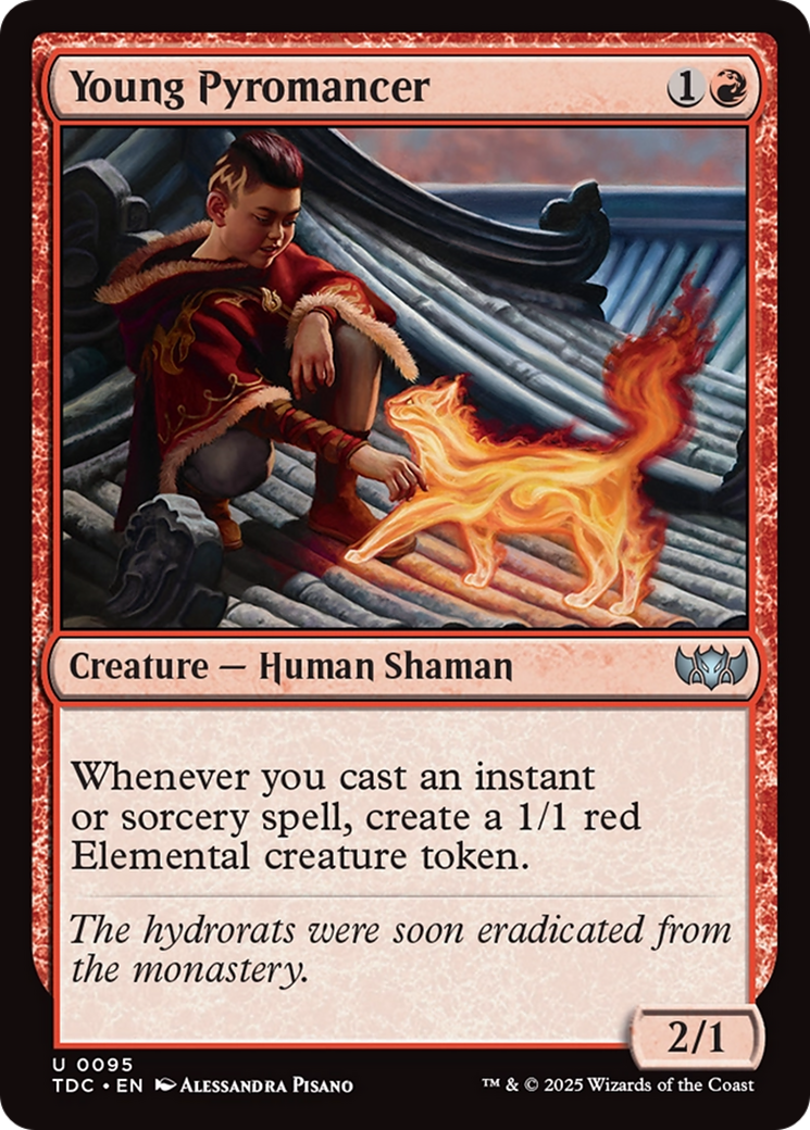 Young Pyromancer [Tarkir: Dragonstorm Commander] - Magic: The Gathering - Card Brawlers | Quebec | Canada |