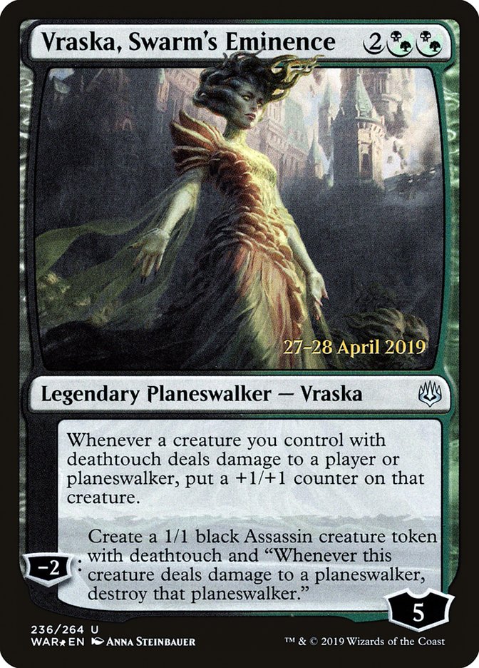 Vraska, Swarm's Eminence [War of the Spark Prerelease Promos] - Magic: The Gathering - Card Brawlers | Quebec | Canada |