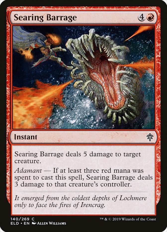 Searing Barrage [Throne of Eldraine] - Magic: The Gathering - Card Brawlers | Quebec | Canada |