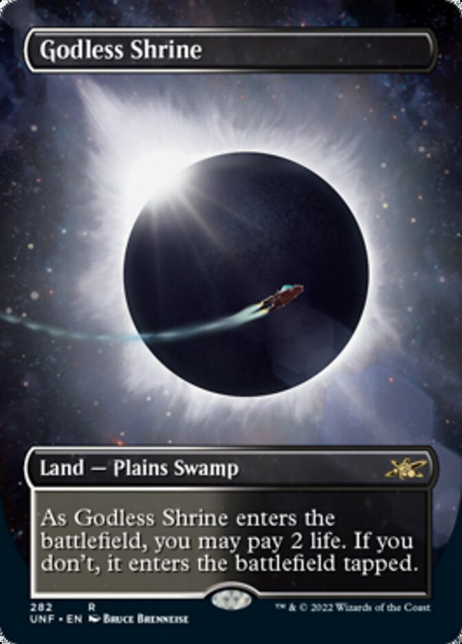 Godless Shrine (Borderless) [Unfinity] - Magic: The Gathering - Card Brawlers | Quebec | Canada |