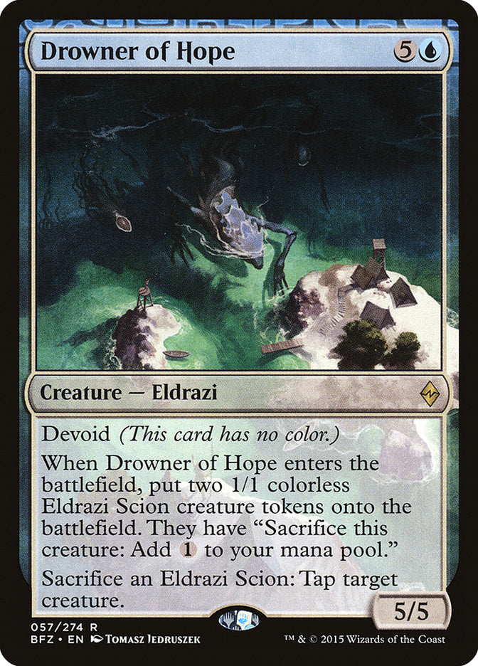 Drowner of Hope [Battle for Zendikar] - Magic: The Gathering - Card Brawlers | Quebec | Canada |