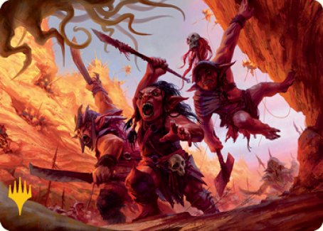 Goblin Art Card (Gold-Stamped Signature) [Dungeons & Dragons: Adventures in the Forgotten Realms Art Series] - Magic: The Gathering - Card Brawlers | Quebec | Canada |