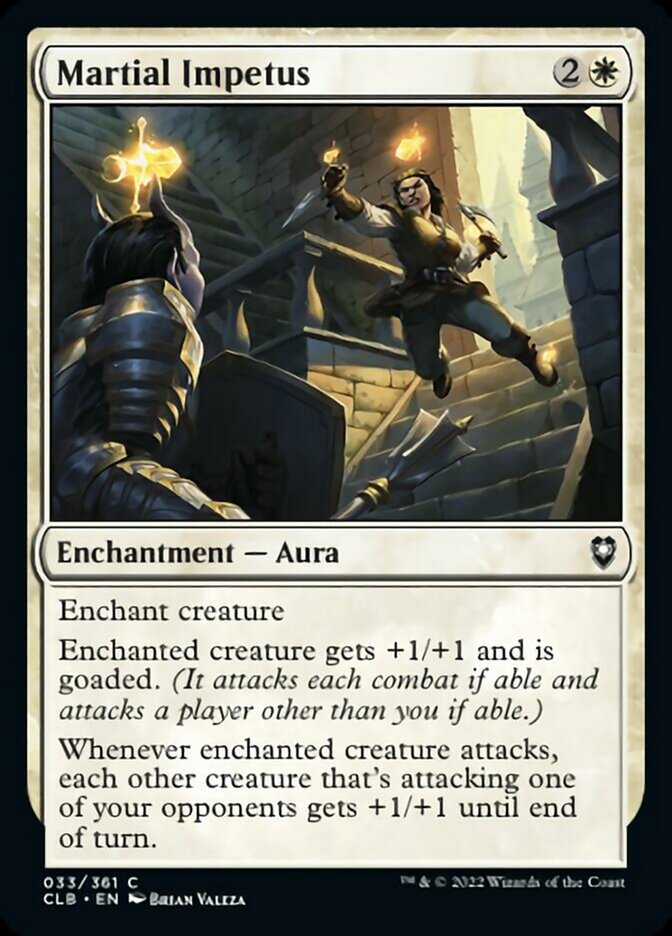 Martial Impetus [Commander Legends: Battle for Baldur's Gate] - Magic: The Gathering - Card Brawlers | Quebec | Canada |