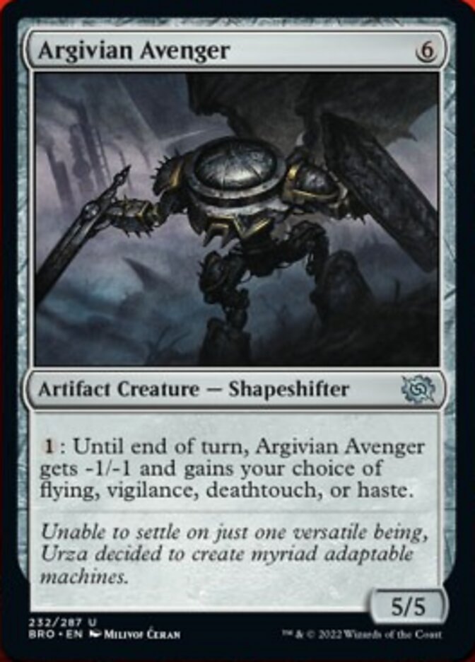 Argivian Avenger [The Brothers' War] - Magic: The Gathering - Card Brawlers | Quebec | Canada |