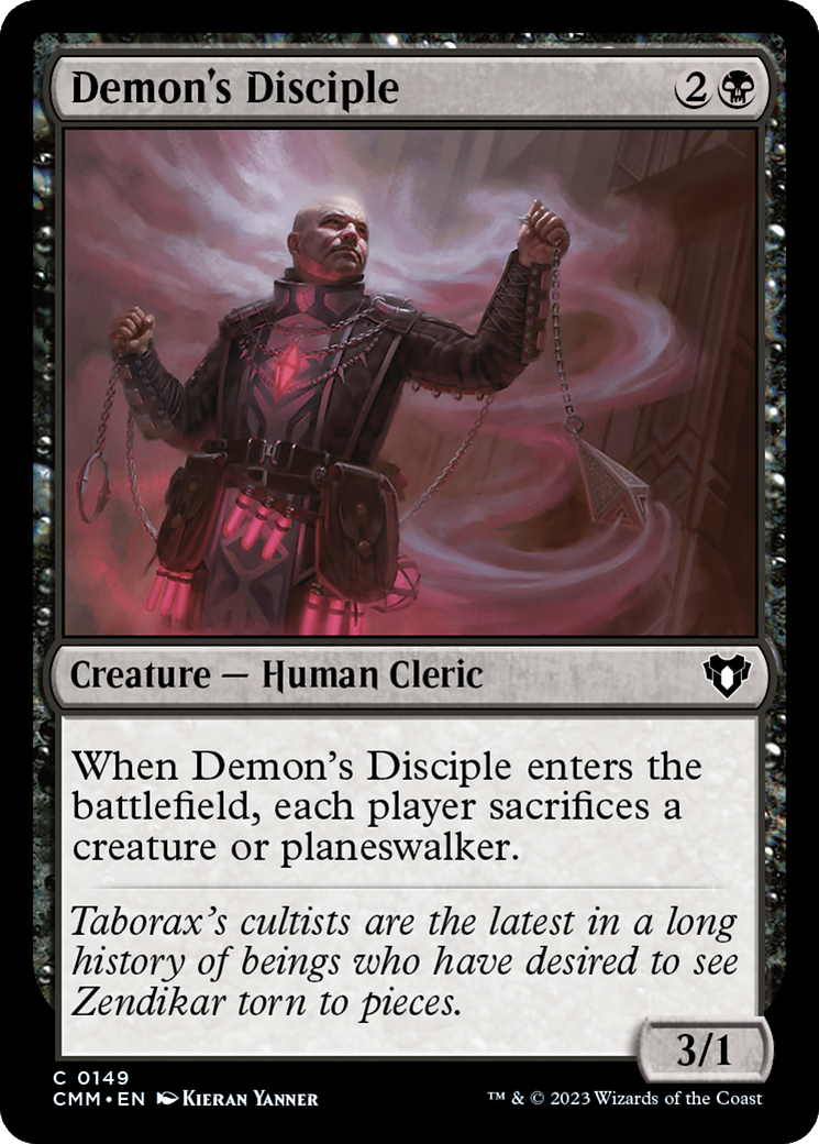 Demon's Disciple [Commander Masters] - Magic: The Gathering - Card Brawlers | Quebec | Canada |
