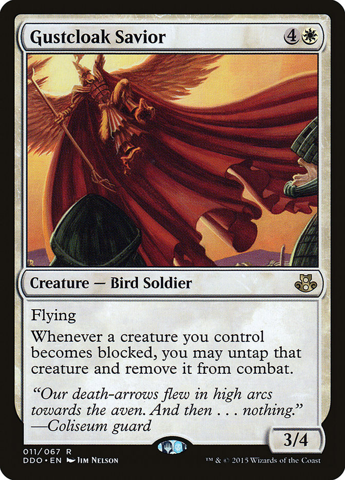 Gustcloak Savior [Duel Decks: Elspeth vs. Kiora] - Magic: The Gathering - Card Brawlers | Quebec | Canada |
