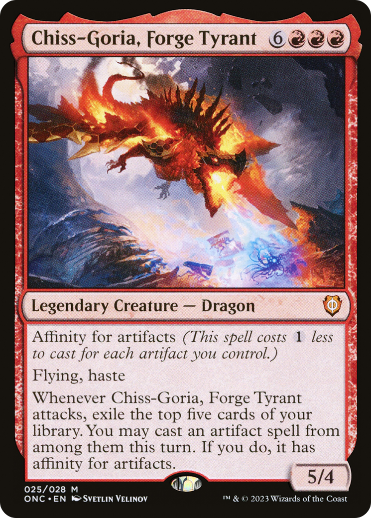 Chiss-Goria, Forge Tyrant [Phyrexia: All Will Be One Commander] - Magic: The Gathering - Card Brawlers | Quebec | Canada |