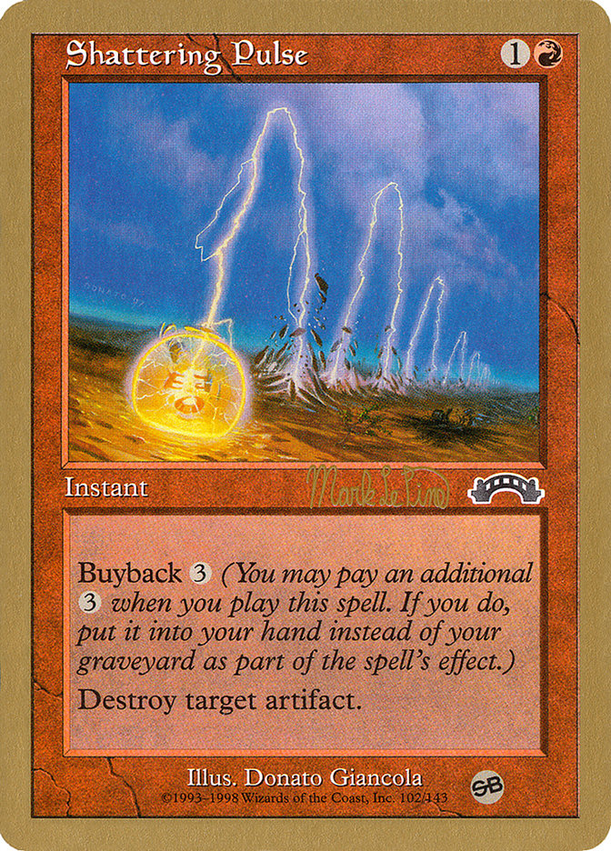 Shattering Pulse (Mark Le Pine) (SB) [World Championship Decks 1999] - Magic: The Gathering - Card Brawlers | Quebec | Canada |