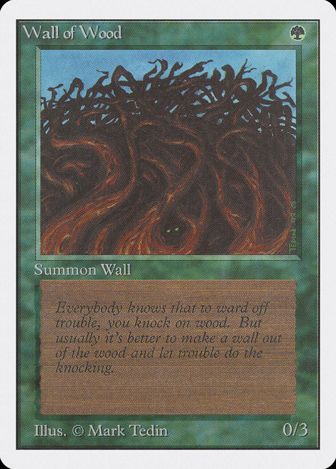 Wall of Wood [Unlimited Edition] - Magic: The Gathering - Card Brawlers | Quebec | Canada |
