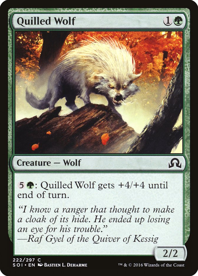Quilled Wolf [Shadows over Innistrad] - Magic: The Gathering - Card Brawlers | Quebec | Canada |