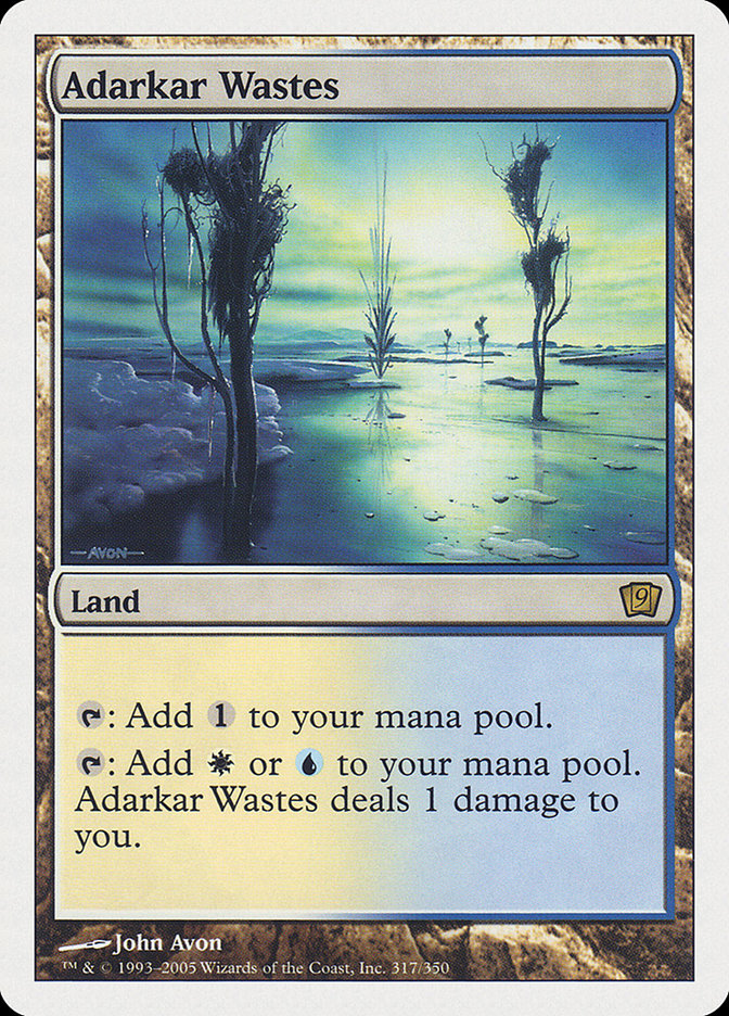 Adarkar Wastes [Ninth Edition] - Magic: The Gathering - Card Brawlers | Quebec | Canada |