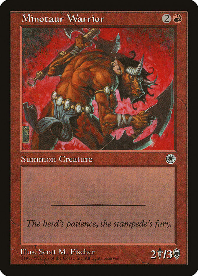 Minotaur Warrior [Portal] - Magic: The Gathering - Card Brawlers | Quebec | Canada |