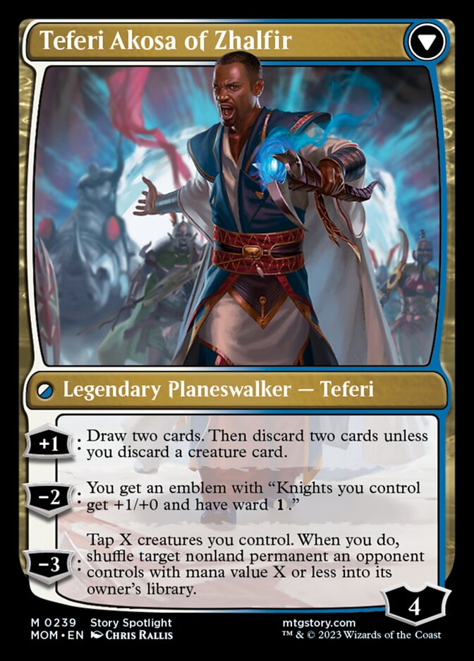 Invasion of New Phyrexia // Teferi Akosa of Zhalfir [March of the Machine] - Magic: The Gathering - Card Brawlers | Quebec | Canada |