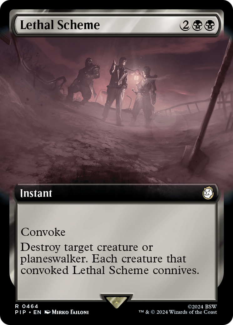 Lethal Scheme (Extended Art) [Fallout] - Magic: The Gathering - Card Brawlers | Quebec | Canada |