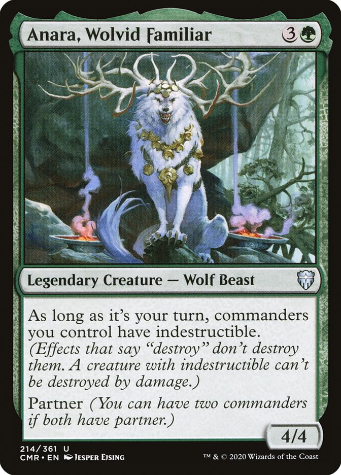Anara, Wolvid Familiar [Commander Legends] - Magic: The Gathering - Card Brawlers | Quebec | Canada |