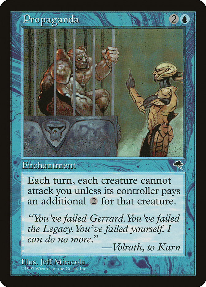 Propaganda [Tempest] - Magic: The Gathering - Card Brawlers | Quebec | Canada |