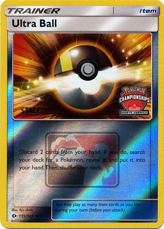 Ultra Ball (135/149) (NA Championship Promo Staff) [Sun & Moon: Base Set] - Pokémon - Card Brawlers | Quebec | Canada |