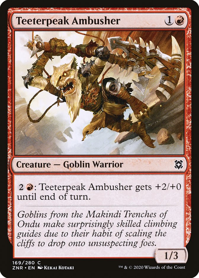 Teeterpeak Ambusher [Zendikar Rising] - Magic: The Gathering - Card Brawlers | Quebec | Canada |