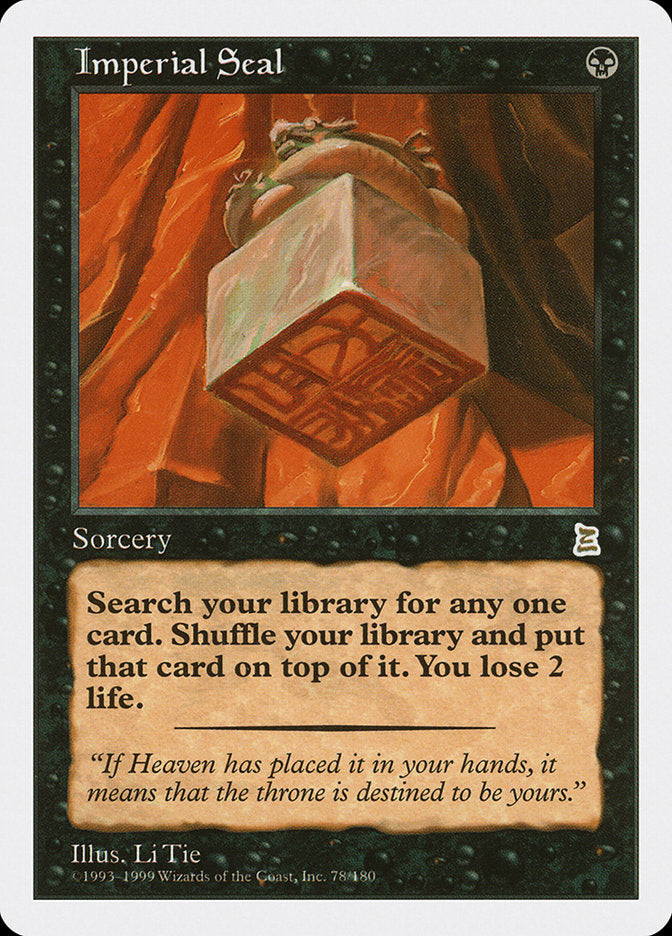 Imperial Seal [Portal Three Kingdoms] - Magic: The Gathering - Card Brawlers | Quebec | Canada |