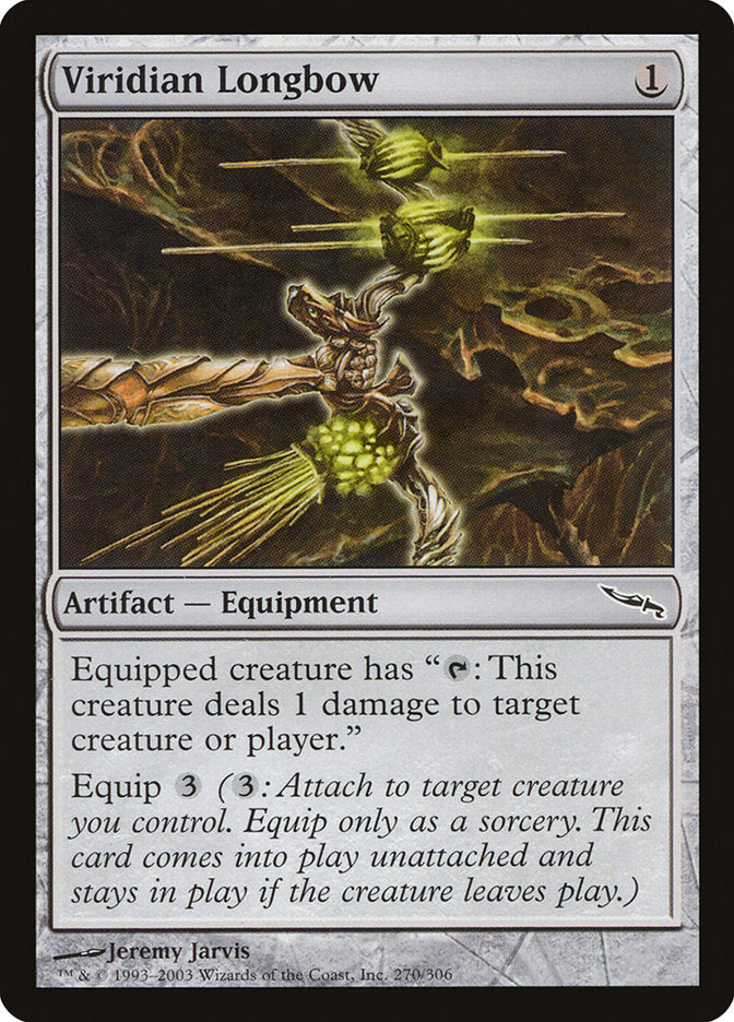 Viridian Longbow [Mirrodin] - Magic: The Gathering - Card Brawlers | Quebec | Canada |