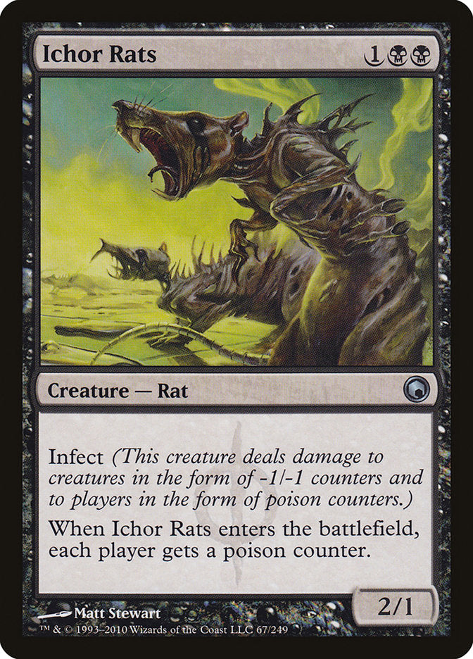 Ichor Rats [Scars of Mirrodin] - Magic: The Gathering - Card Brawlers | Quebec | Canada |