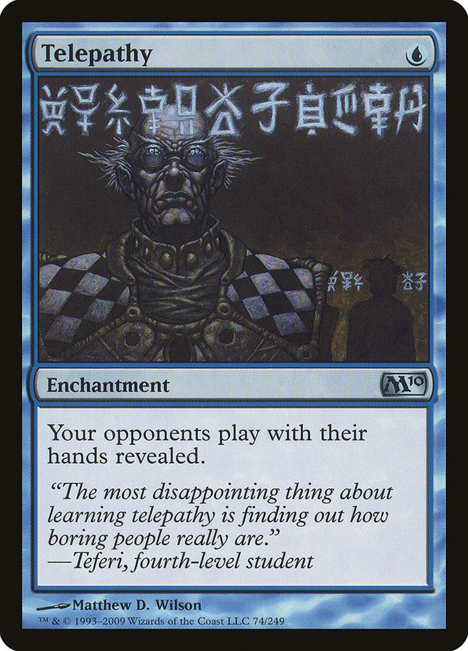 Telepathy [Magic 2010] - Magic: The Gathering - Card Brawlers | Quebec | Canada |