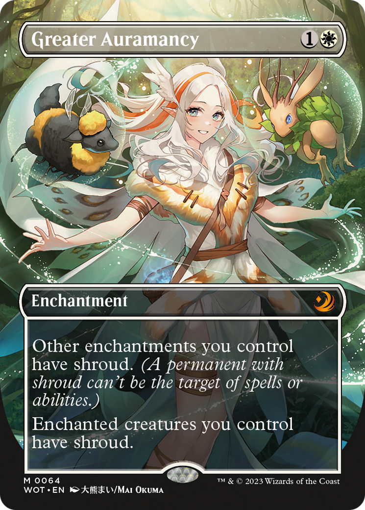 Greater Auramancy (Anime Borderless) [Wilds of Eldraine: Enchanting Tales] - Magic: The Gathering - Card Brawlers | Quebec | Canada |