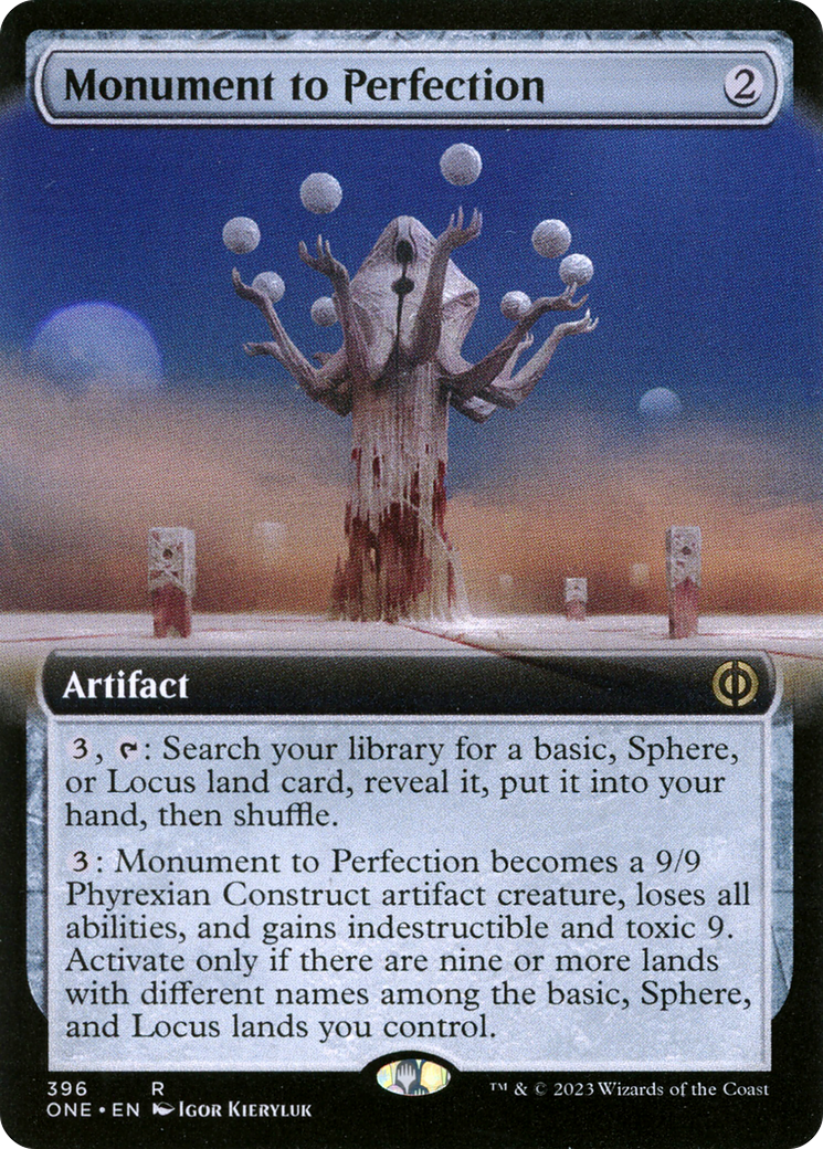 Monument to Perfection (Extended Art) [Phyrexia: All Will Be One] - Magic: The Gathering - Card Brawlers | Quebec | Canada |