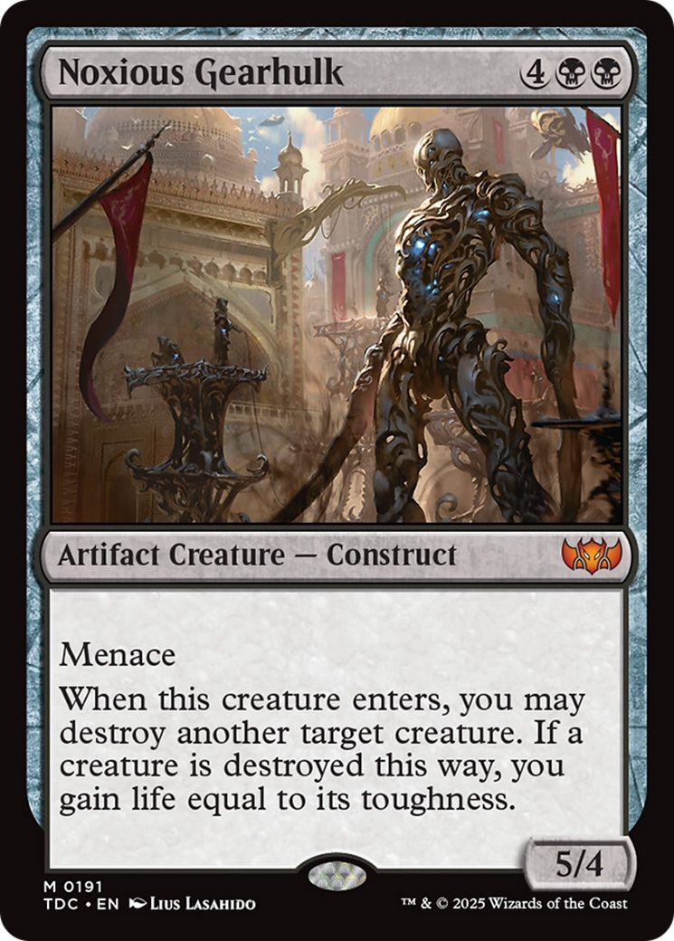 Noxious Gearhulk [Tarkir: Dragonstorm Commander] - Magic: The Gathering - Card Brawlers | Quebec | Canada |