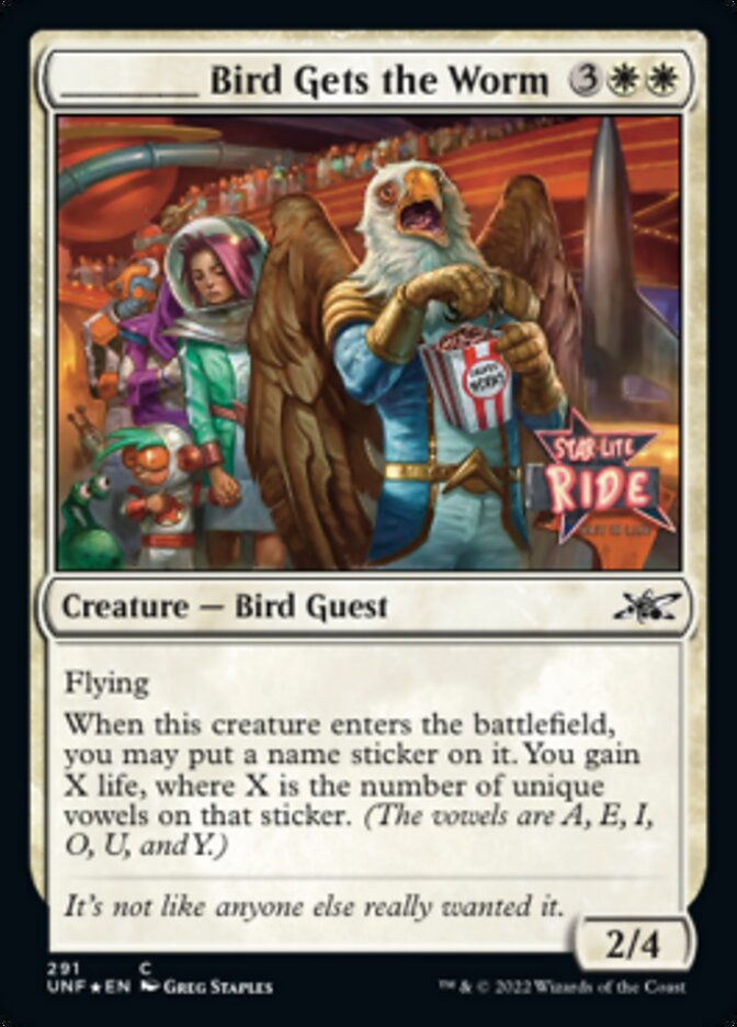_____ Bird Gets the Worm (Galaxy Foil) [Unfinity] - Magic: The Gathering - Card Brawlers | Quebec | Canada |