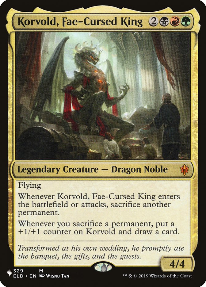 Korvold, Fae-Cursed King [The List] - Magic: The Gathering - Card Brawlers | Quebec | Canada |