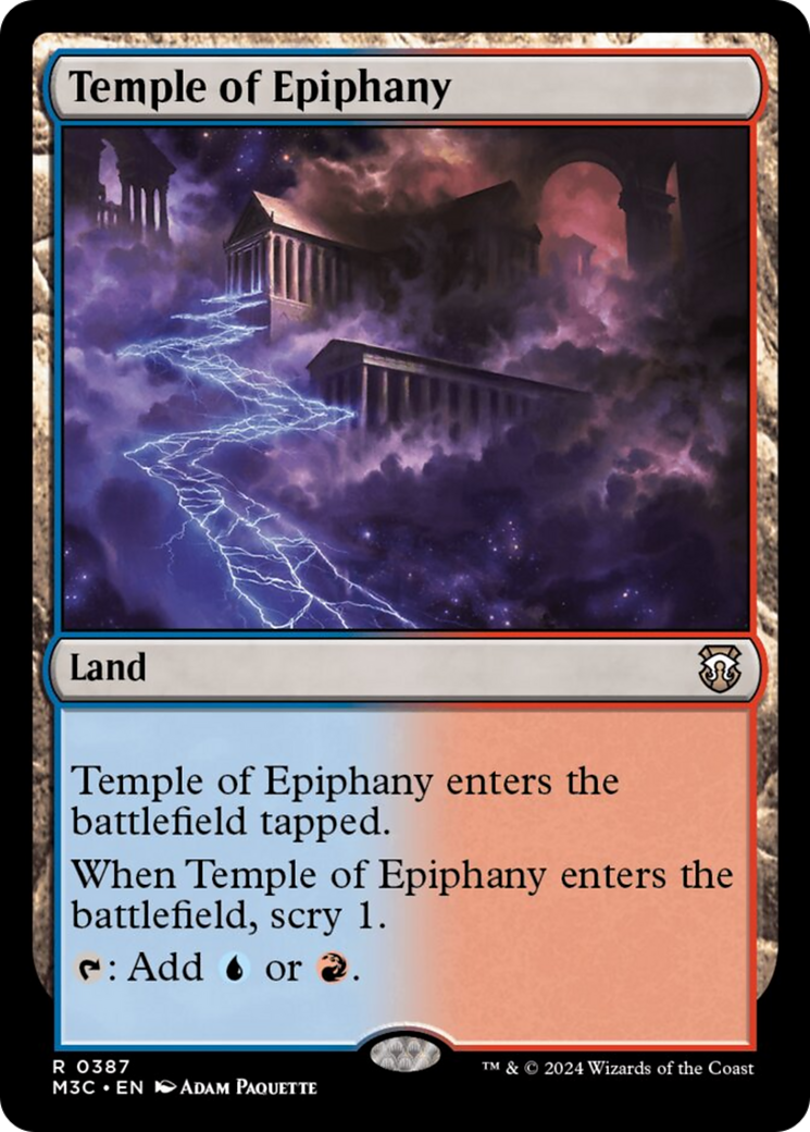 Temple of Epiphany (Ripple Foil) [Modern Horizons 3 Commander] - Magic: The Gathering - Card Brawlers | Quebec | Canada |
