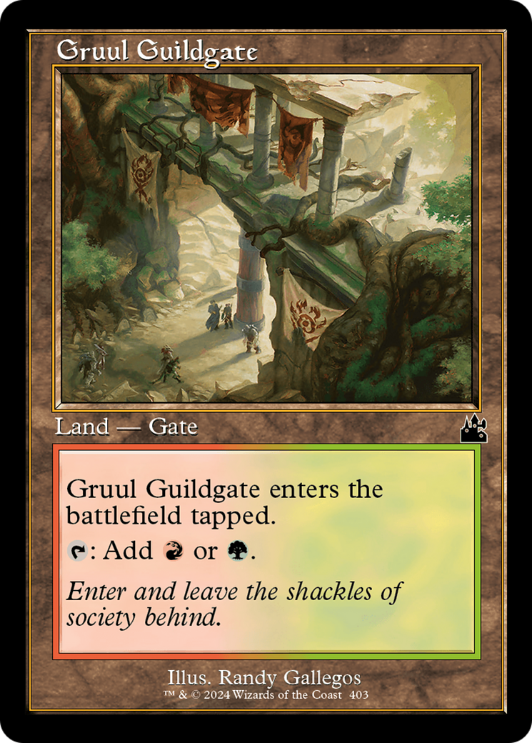 Gruul Guildgate (Retro Frame) [Ravnica Remastered] - Magic: The Gathering - Card Brawlers | Quebec | Canada |