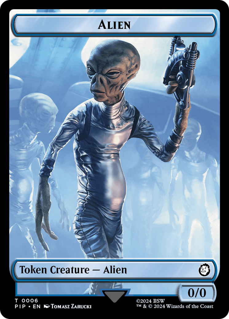 Treasure (0019) // Alien Double-Sided Token [Fallout Tokens] - Magic: The Gathering - Card Brawlers | Quebec | Canada |