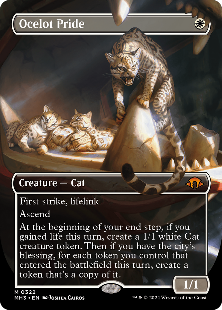 Ocelot Pride (Borderless) [Modern Horizons 3] - Magic: The Gathering - Card Brawlers | Quebec | Canada |