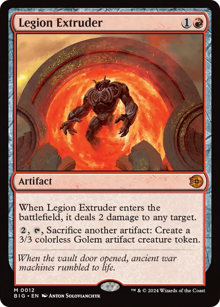 Legion Extruder [Outlaws of Thunder Junction: The Big Score] - Magic: The Gathering - Card Brawlers | Quebec | Canada |